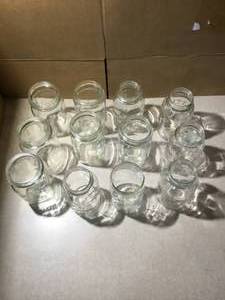 12 Canning Jars Atlas various sizes. Vintage