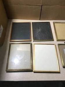 Vintage metal Pictures some 24k gold plated.