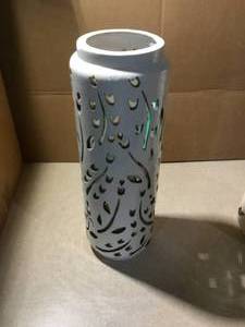 Ceramic pot or lamp. Vintage