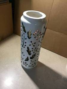 Ceramic pot or lamp. Vintage