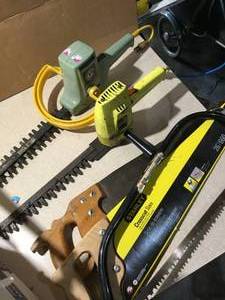 Large amount of garage items.