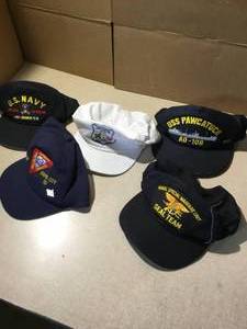 5 Vintage ship hats