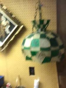 Capiz hanging lamp