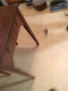 Coronado sewing machine and table