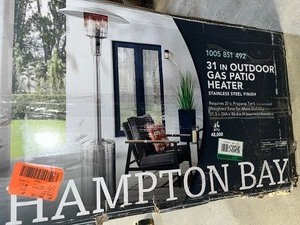 Hampton Bay 48000 BTU Stainless Steel Patio Heater