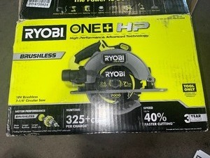 RYOBI ONE HP 18V Brushless Cordless 7-14 in. Circular Saw (Tool Only)
