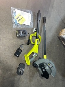 RYOBI ONE 18V 9 in. Cordless Battery Edger with 2.0 Ah Battery and Charger