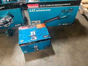 Lot of assorted makita tools