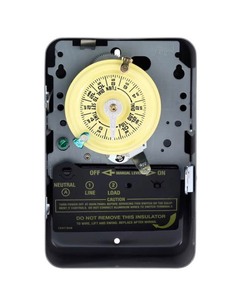 Intermatic T101 Series 40 Amp 125-Volt SPST 24-Hour Mechanical Time Switch with Indoor Enclosure