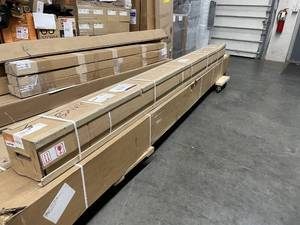 lot 9 image: Da-Lite Model 29795LS Tensioned 169 DescenderPro HD Electric  Motorized Video Projection Screen