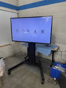 lot 12 image: Sharp 60 LC-60LE757U Aquos Full HD SMART LED 3D TV  Television  Display with Chief LPAUB Fusion Mobile AV Cart