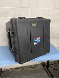 lot 13 image: Pelican 0370 Waterproof  Watertight Protector Cube Case with Foam Lining - 24x24x24 Interior Dimensions