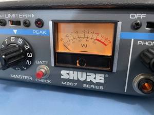 lot 18 image: Shure M267 Professional 4-Channel Portable Microphone  Audio Mixer