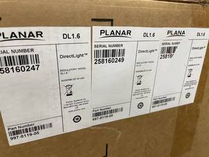 lot 71 image: Lot of 5 - Planar  Leyard DL1.6 Direct Light DirectLight 19.7 Video Wall Videowall Module  Panels