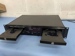 lot 60 image: Denon DN-C550R Professional Dual Drive CD Recorder with Remote Control