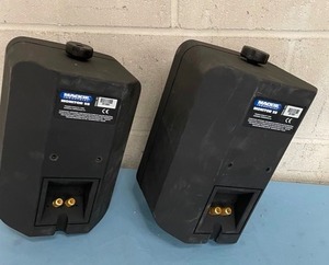 lot 131 image: Pair of Mackie Industrial Pro Audio 5S Compact 2-Way Monitor Speakers - Model Monitor 5S
