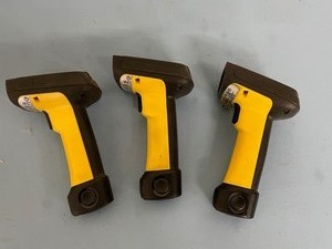 lot 117 image: Lot of 3 - Wireless DataLogic Data Logic Barcode Bar Code Scanners and Bases