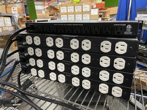 lot 151 image: Lot of Middle Atlantic Rack Mount Rackmount Power Distribution Multiple Multi-Outlet AC Power Strips