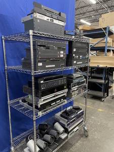 lot 110 image: Large Lot of Miscellaneous Pro Audio Video Control Equipment Items & Accessories