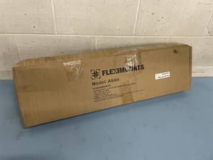 lot 108 image: FLEXIMOUNTS A04 Full Motion Articulating TV Wall Mount Bracket for 32-70 Inch LED LCD HD 4K Plasma TV