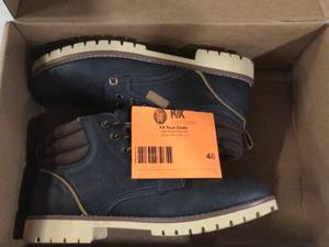Mens Blue Navy Boots&nbsp&nbspOpen Box&nbsp