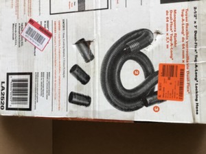 lot 10 image: RIDGID 2-12 in. x 7 ft. Dual-Flex Tug-A-Long Locking Vacuum Hose for RIDGID WetDry Shop Vacuums