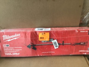 lot 23 image: Milwaukee M18 18V Lithium-Ion Brushless Cordless String Trimmer (Tool-Only)
