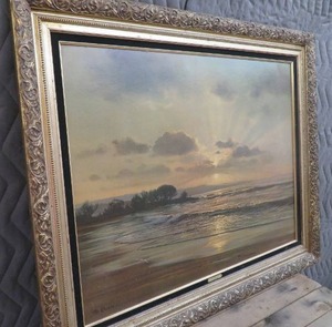 Twlight Surf - P. Ellenshaw 49 X 39 - Large Print.