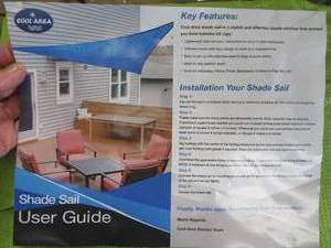NEW COOL AREA SHADE SAIL