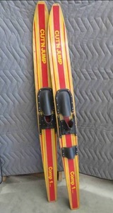Vintage Mid Century  Water Skis, Cutn Jump