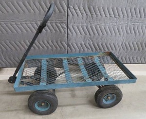 METAL GARDEN WAGON