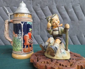 HUMMEL FIGURINE  GERMAN BEER STEIN.