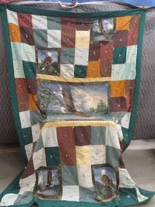 BEAUTIFUL BALD EAGLE HANDMADE QUILT