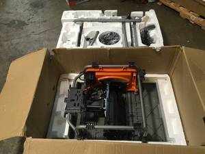 Ridgid Heavy Duty 10 in. Job Site Table Saw with Stand open box Customer Returns See Pictures&nbsp