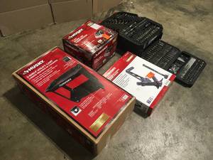 Lot of Mixed Assorted Husky Tools various types models and conditions  Customer Returns See Pictures&nbsp