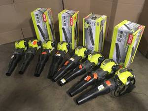 Lot of Ryobi 2 Cycle Gas Jet Fan Blower various models and conditions Customer Returns See Pictures&nbsp