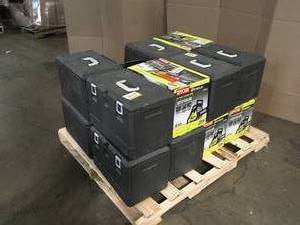 Pallet of 16 in. 37cc 2-Cycle Gas Chainsaw with Heavy-Duty Case by RYOBI various models and conditions Customer Returns See Pictures&nbsp