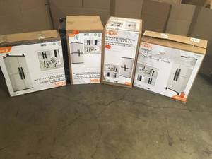 Lot of Assorted Utility Cabinets various models and conditions   Customer Returns See Pictures