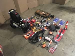 Lot of Mixed Assorted Tols and Hardware items various models and conditions  Customer Returns See Pictures