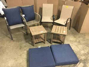 Assorted Patio Furniture and accessoriesb Customer Returns See Pictures