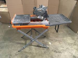 Ridgid 12 Amp Corded 8 in. Tile Saw with Extended Rip Customer Returns See Pictures