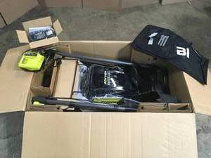 40V HP Brushless 20 in. Cordless Battery Walk Behind Push Mower with 6.0 Ah Battery and Charger by RYOBI Customer Returns