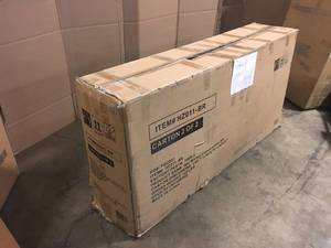 Patio Conversation Set with Beige Cushions by EDYO LIVING Box 2 Only Box 1 Missing Pieces and Parts Customer Returns See Pictures