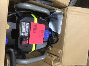 lot 23 image: RYOBI 1900 PSI 1.2 GPM Cold Water Electric Pressure Washer - Open Box - Review all pictures