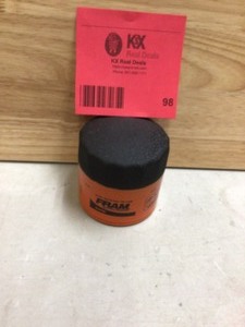 lot 98 image: Fram Filters 3.9 in. Extra Guard Oil Filter