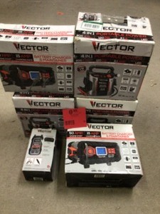 lot 72 image: Mix Lot of Vector Battery Chargers - Review all pictures