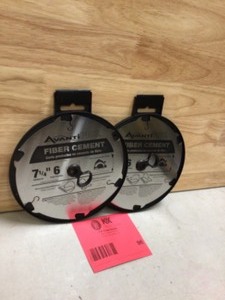 lot 96 image: Avanti Pro 7-14 in. x 6-Tooth Fiber Cement Cutting Saw Blade