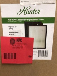 lot 90 image: Hunter True HEPA & Ecosilver Replacement Filters - Review Pictures
