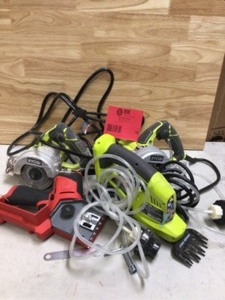 lot 31 image: Mix Lot of Ryobi Tools and Etc. - Customer Returns May Contain Missing Pcs Review all pictures