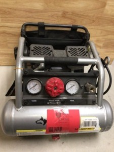 lot 34 image: Husky Gallon Portable Compressor - Customer Return May Contain Missing PCS Review all pictures